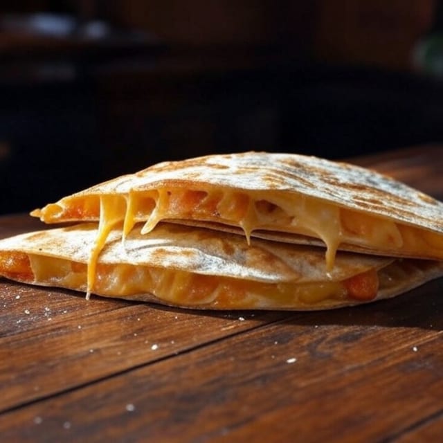 Cheese Quesadilla.