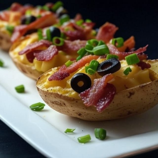 Loaded Potato Skins.