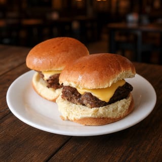 2 Cheeseburger Sliders