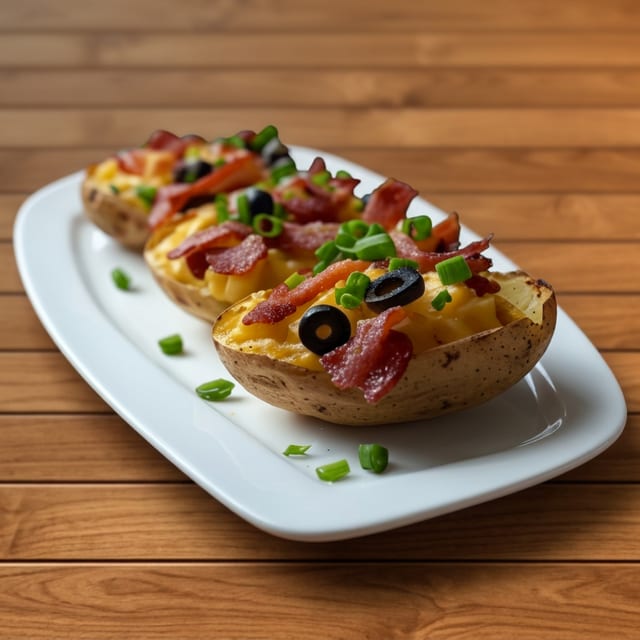 Loaded Potato Skins.